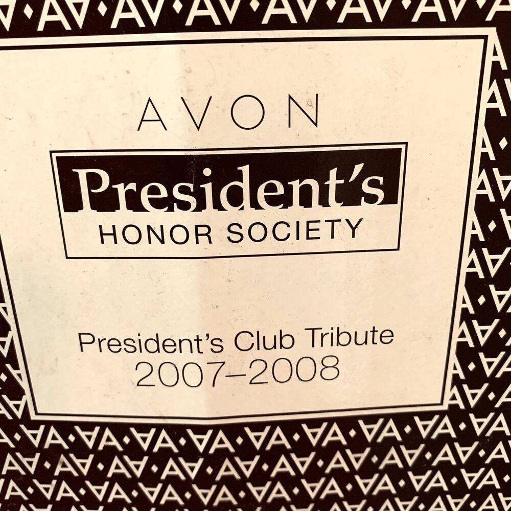 Avon Presidents Club Tribute 07-08 Organized For Success Lazy Susan Office NIB